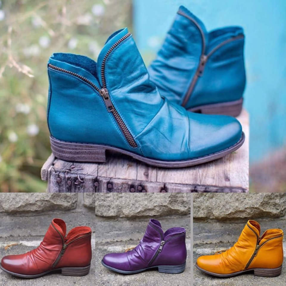 Brigitte | Schicke Leder-Stiefel