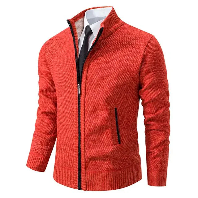 Samuel - Strickjacke mit Reißverschluss