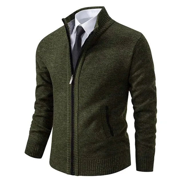 Samuel - Strickjacke mit Reißverschluss