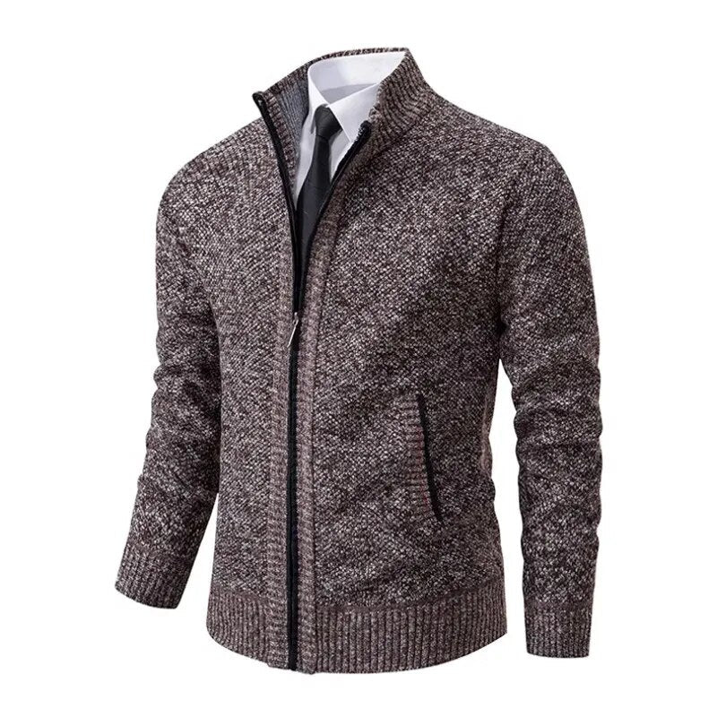 Samuel - Strickjacke mit Reißverschluss