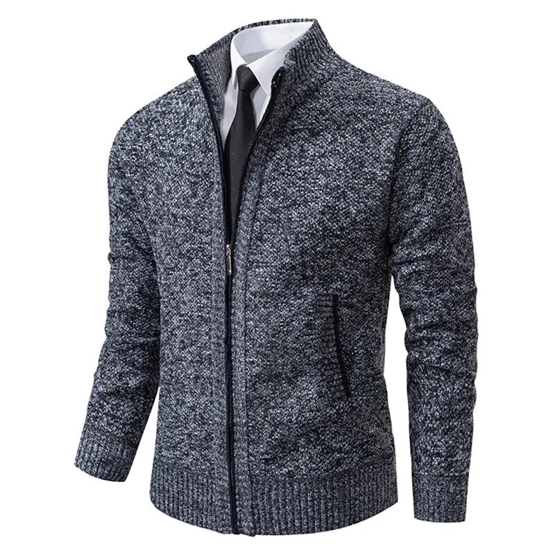 Samuel - Strickjacke mit Reißverschluss