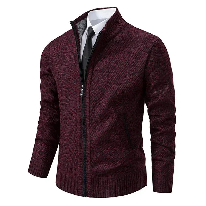 Samuel - Strickjacke mit Reißverschluss