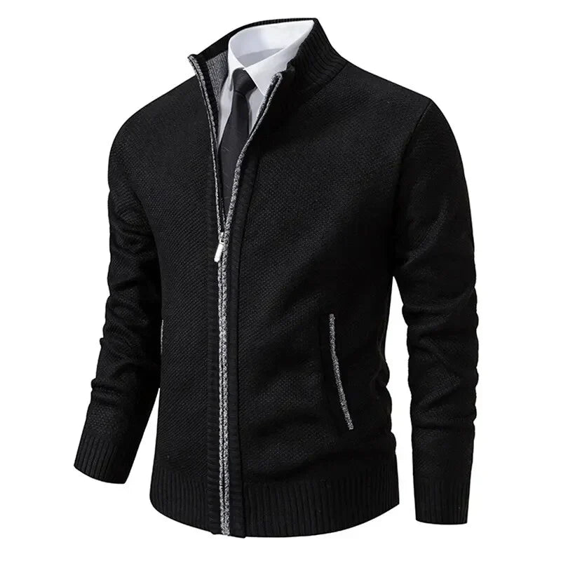 Samuel - Strickjacke mit Reißverschluss