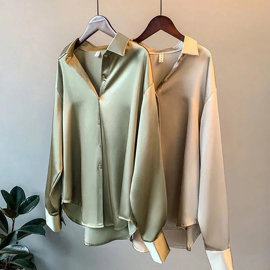Freya - Elegantes Satin-Hemd